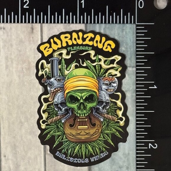 🌀10/$10🌀 Psychedelic 420 Reusable Waterproof Vinyl Sticker Decal - Picture 1 of 1